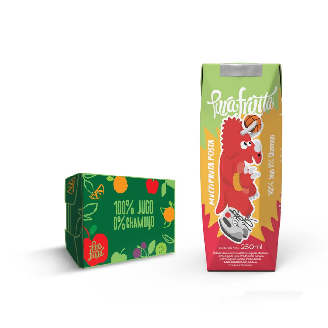 PURA FRUTTA - Jugo 100% multifruta kids x 250ml