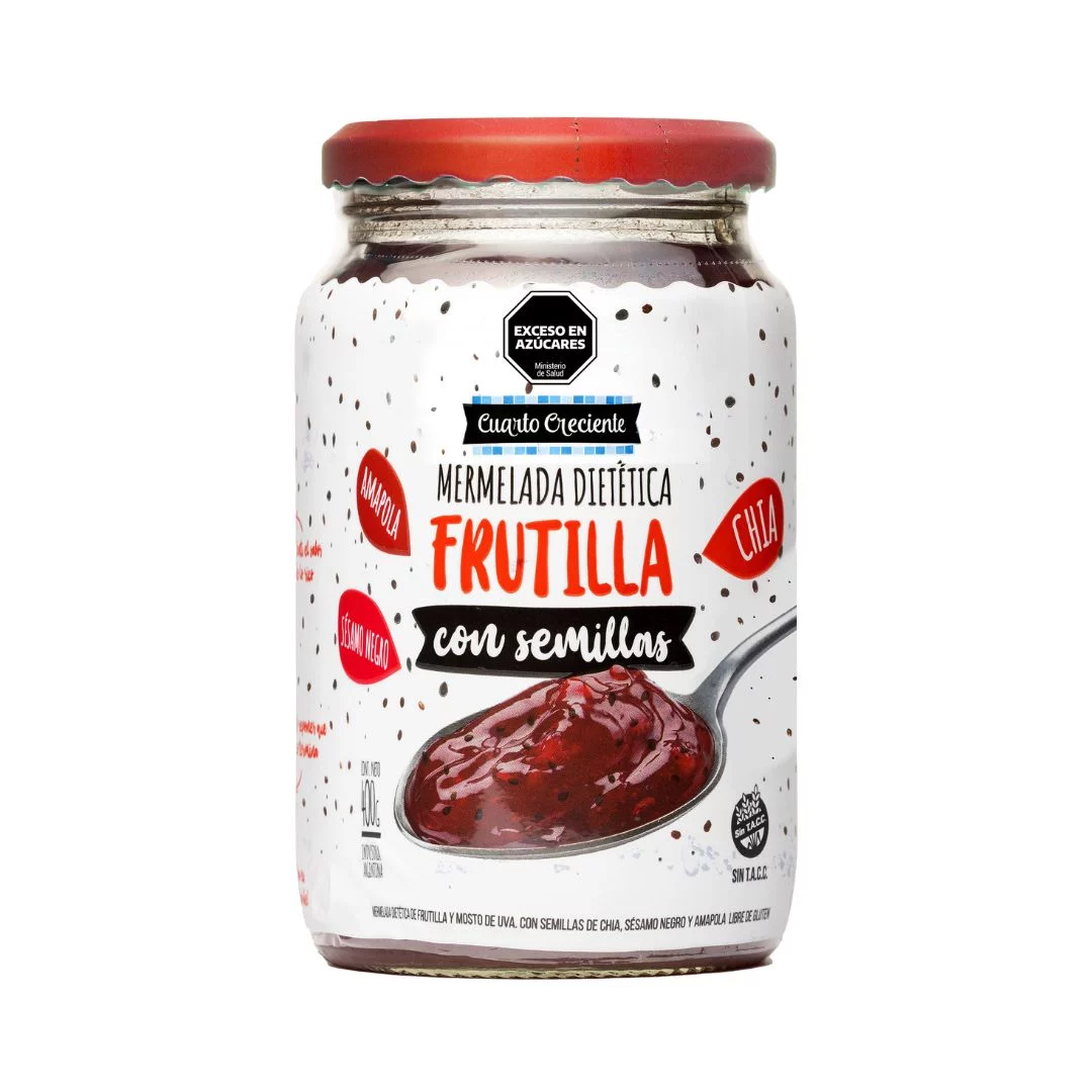 CUARTO CRECIENTE - Mermelada de Frutilla con semillas x 400g