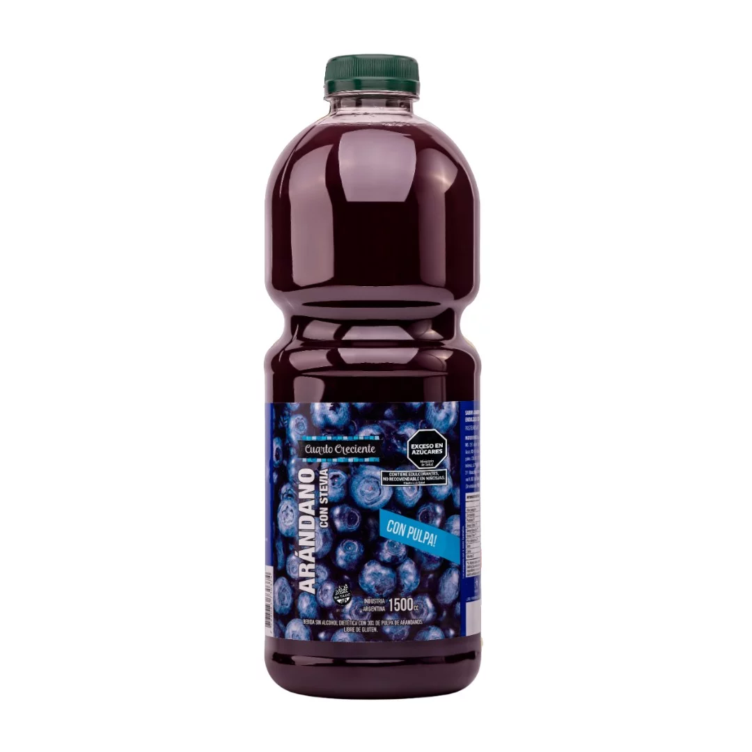 CUARTO CRECIENTE - Jugo de Arandano con stevia x 1500cc