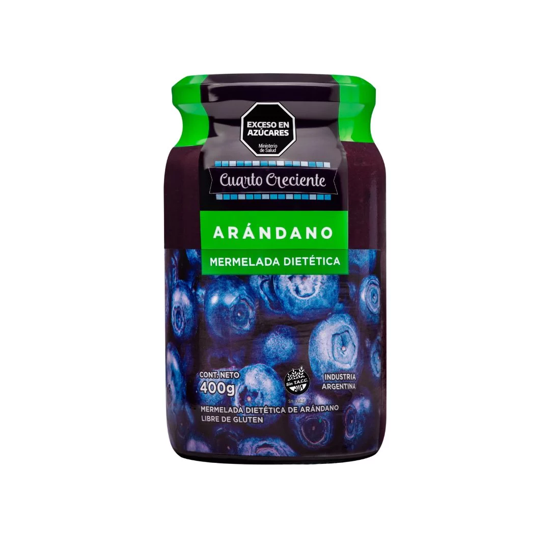 CUARTO CRECIENTE - Mermelada diet Arandano x 400g
