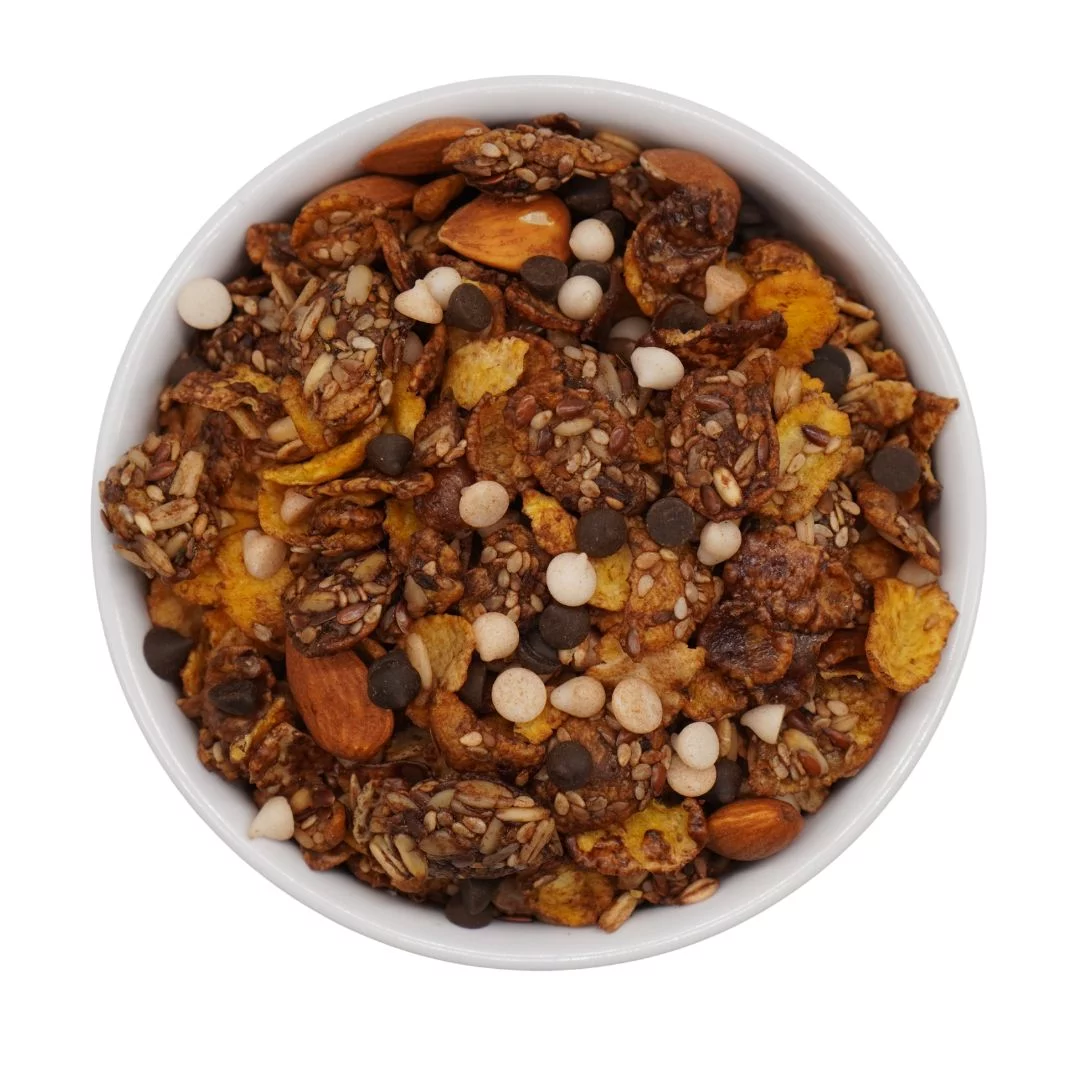 GRANOLA DE CHOCOLATE: (avena