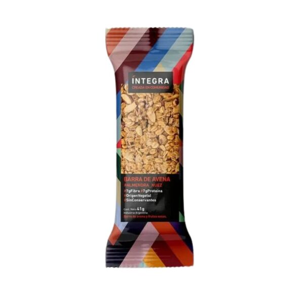 INTEGRA - Barra de Almendra y Nuez x 41g