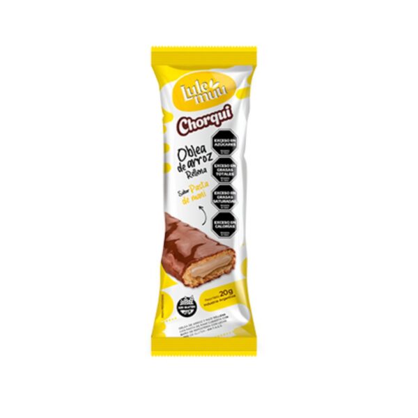 LULEMUU - Chorqui negro - Oblea rellena de mani