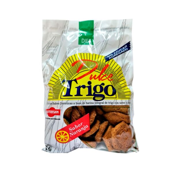 NUTRESAN - Galletitas DULCE TRIGO - Naranja sin azucar x 250g
