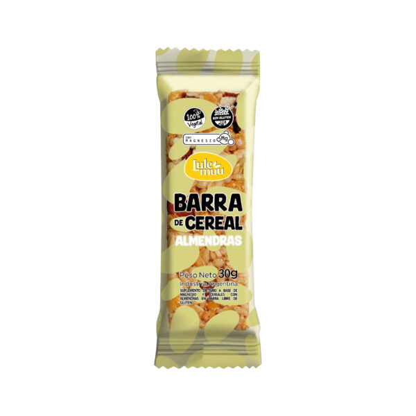 LULEMUU - Barra de cereal con magnesio y almendras x 30g