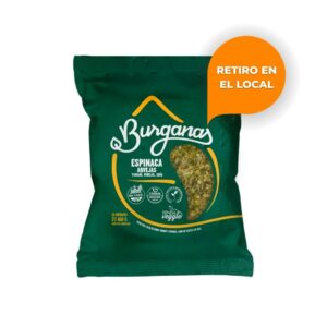 BURGANAS - Hamburguesas vegetales - Espinaca + Arvejas x 460g (4 un)