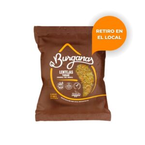 BURGANAS - Hamburguesas vegetales - Lentejas + Yamani x 460g (4 un)