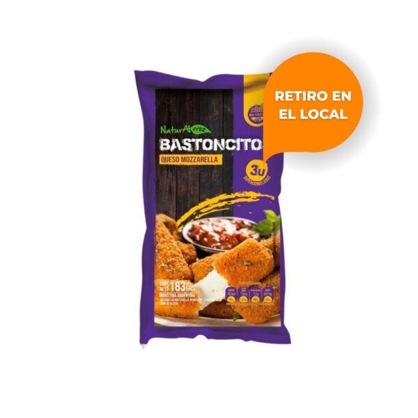 NATURALRROZ - Bastoncitos de mozzarella x 183g