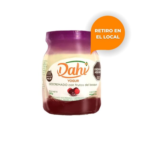 DAHI - Yogur batido con pulpa frutos del bosque x 190g