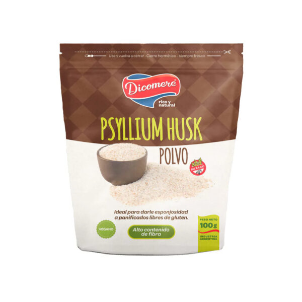 DICOMERE - Psyllium Husk en polvo x 100g SIN TACC