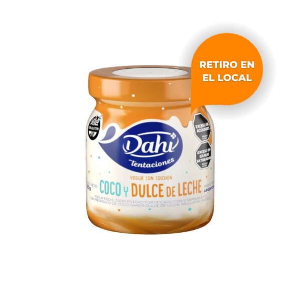 DAHI - Tentaciones coco dulce de leche x 130g