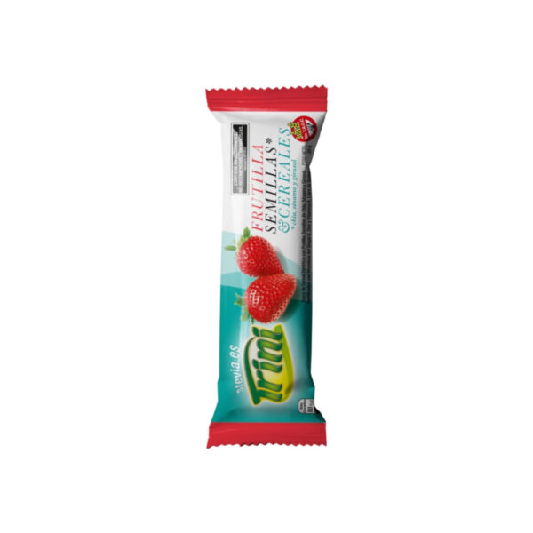 TRINI - Barra cereal con stevia frutilla x 25g