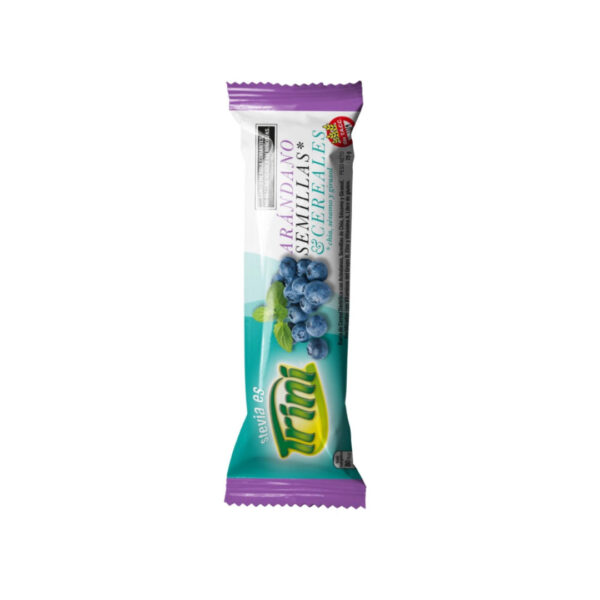 TRINI - Barra cereal con stevia arandanos x 25g