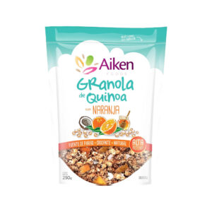 AIKEN FOODS - Granola de quinoa con naranjas glaseadas x 250g