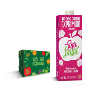PURA FRUTTA - Jugo 100% manzana y frutilla x 1000ml