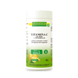VITATECH - Vitamina C 1000mg + Zinc + Vit D - naranja 195g