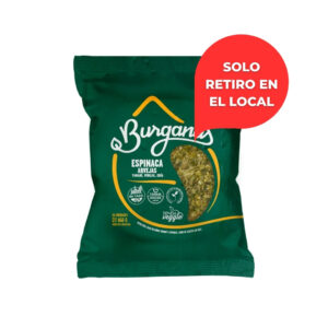 BURGANAS - Hamburguesas vegetales - Espinaca + Arvejas x 460g (4 un)