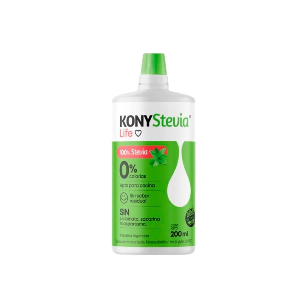 KONY - Stevia liquida LIFE x 200 ml (100% Stevia)