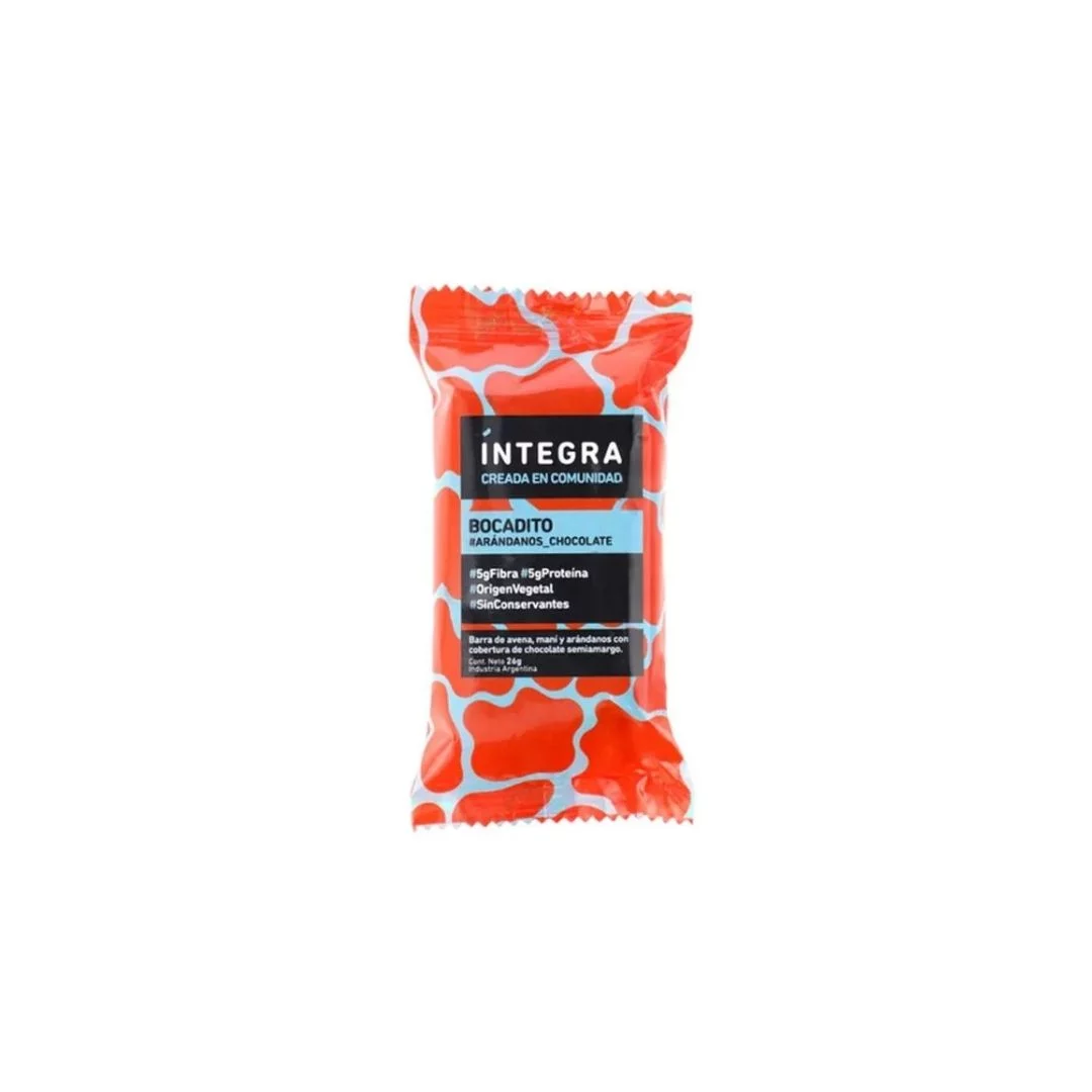 INTEGRA - Bocadito - Mani y chocolate x 26g