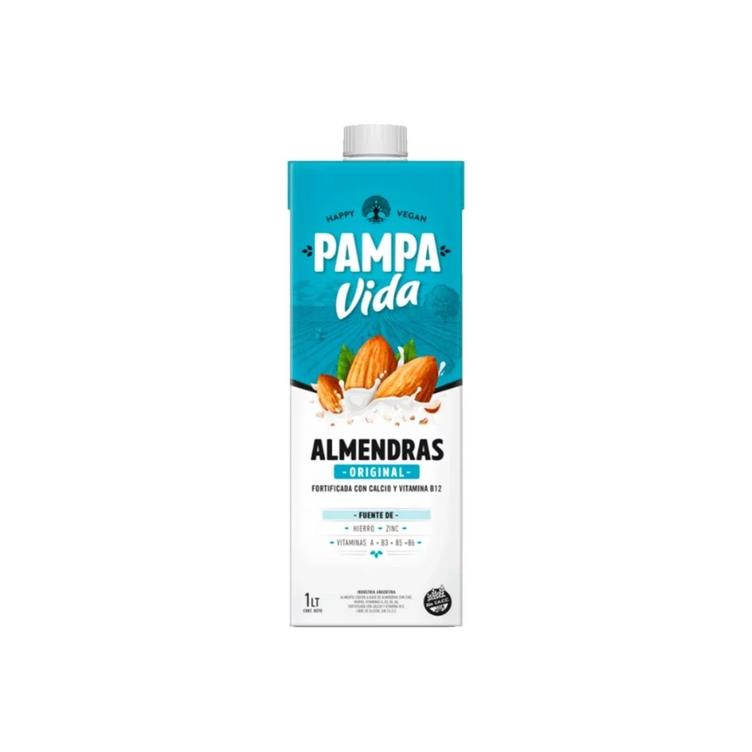 PAMPA VIDA - Leche de almendras x 1 litro ORIGINAL