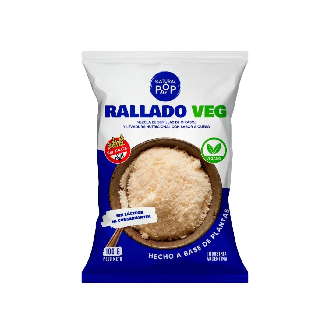 NATURAL POP - Rallado Veg  x 100g