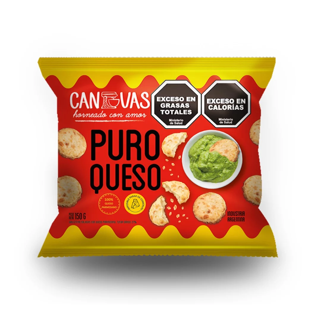 CANVAS - Galletitas saladas puro queso x 150g