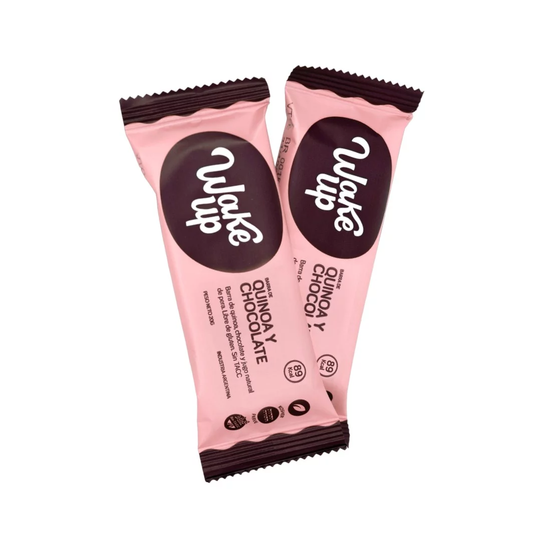 WAKE UP - Barra de Quinoa y chocolate negro x 20g