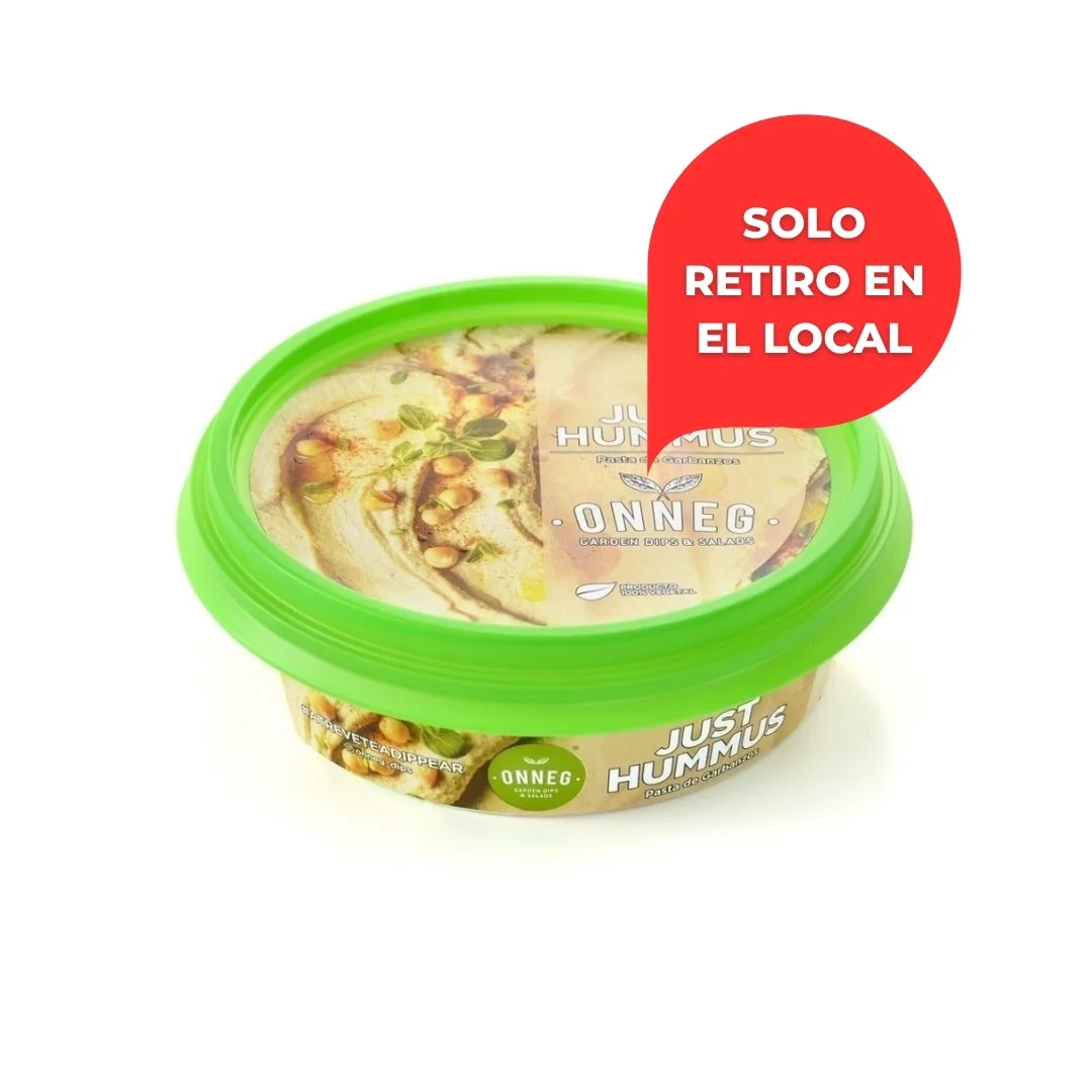 ONNEG - Just hummus - Pasta de garbanzo x 220g