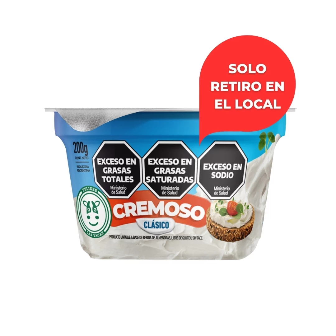 FELICES LAS VACAS - Queso untable cremoso clasico x 200g