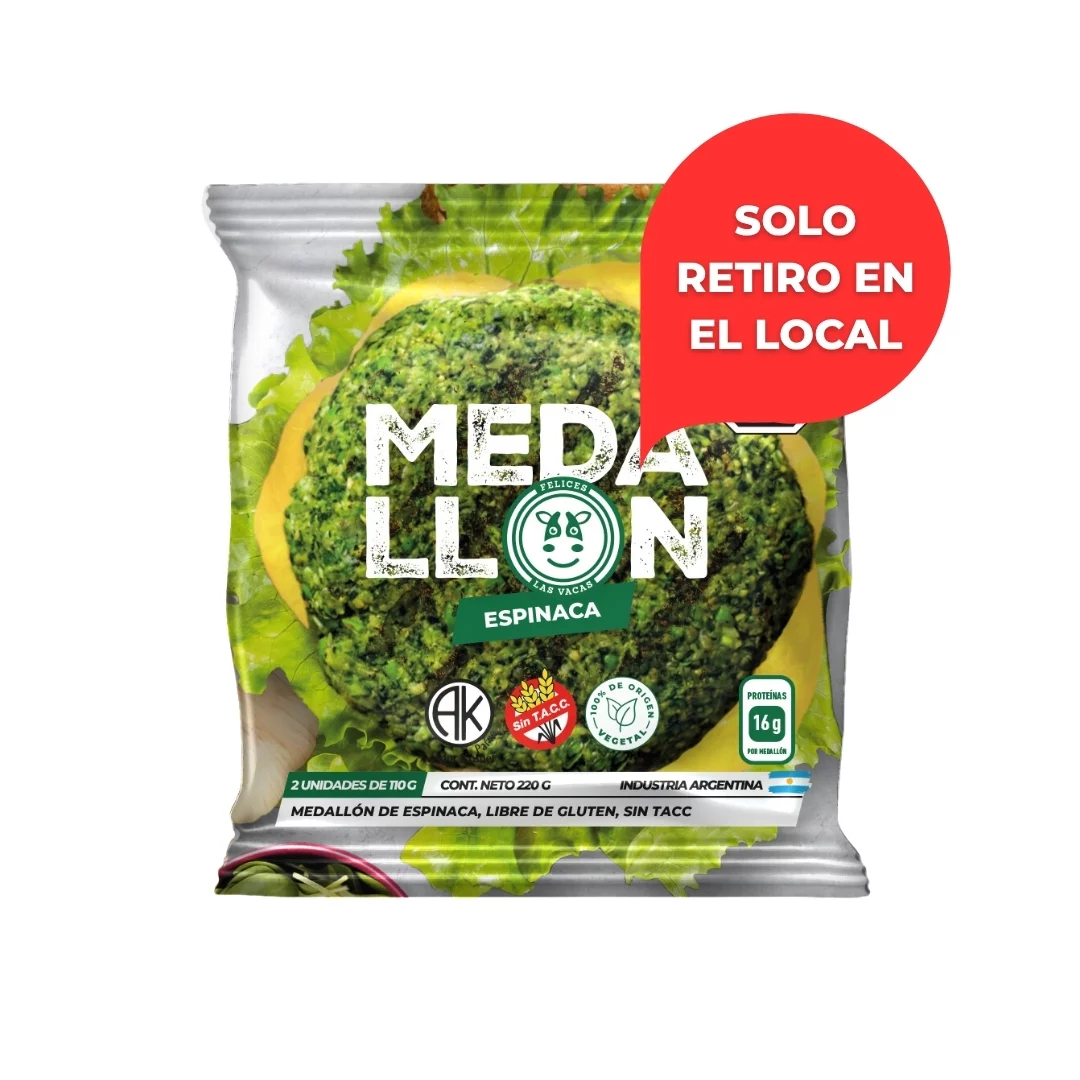 FELICES LAS VACAS - Medallon de espinaca x 110g (2 un)