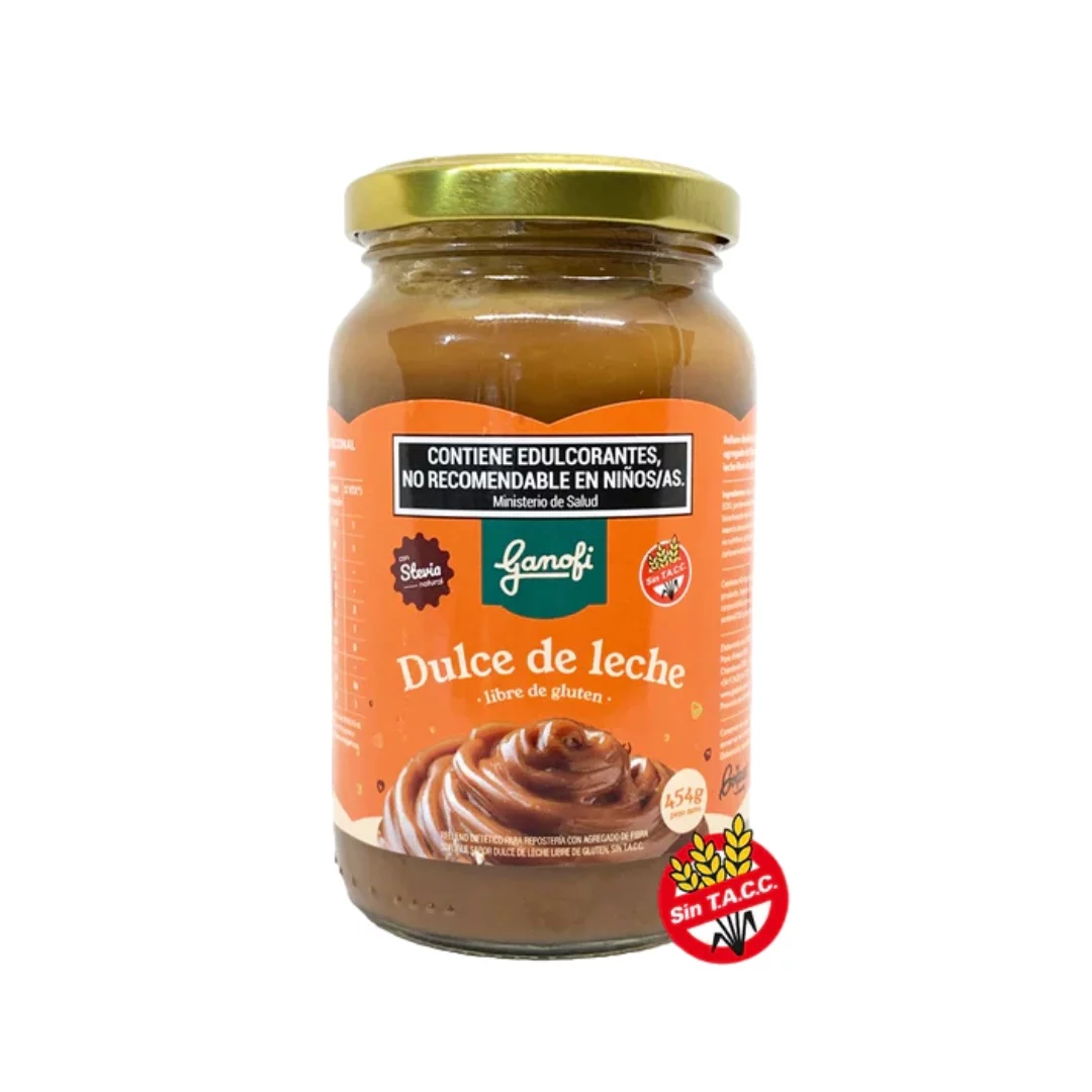 GANOFI - Dulce de leche con stevia x 454g