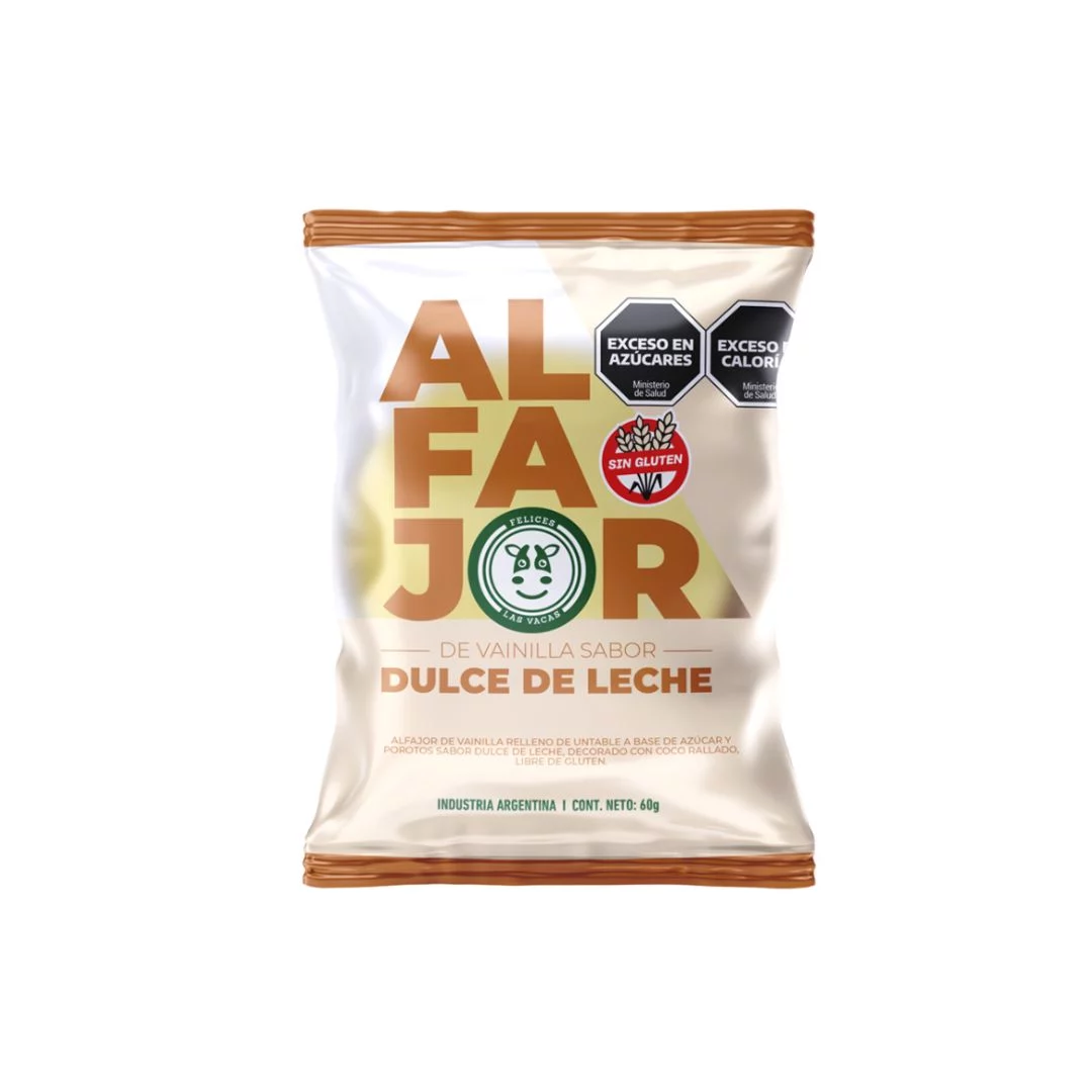 FELICES LAS VACAS - Alfajor de maicena x 60g sin tacc