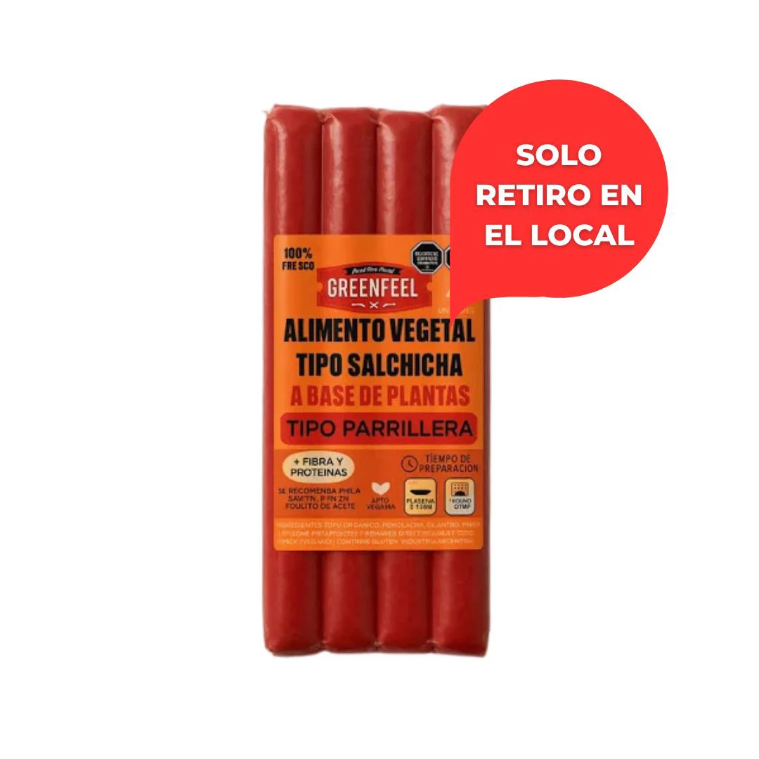 GREENFEEL - Salchichas Parrilleras x 300g (4un)