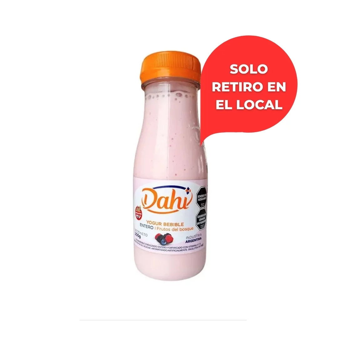 DAHI - Yogur bebible entero frutos del bosque x 200g