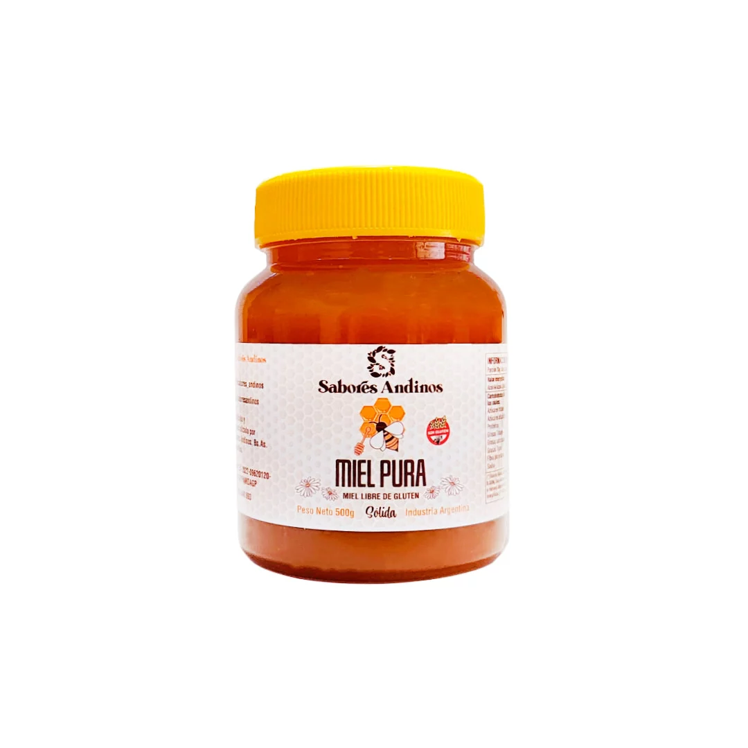 SABORES ANDINOS - Miel pura solida x 500g