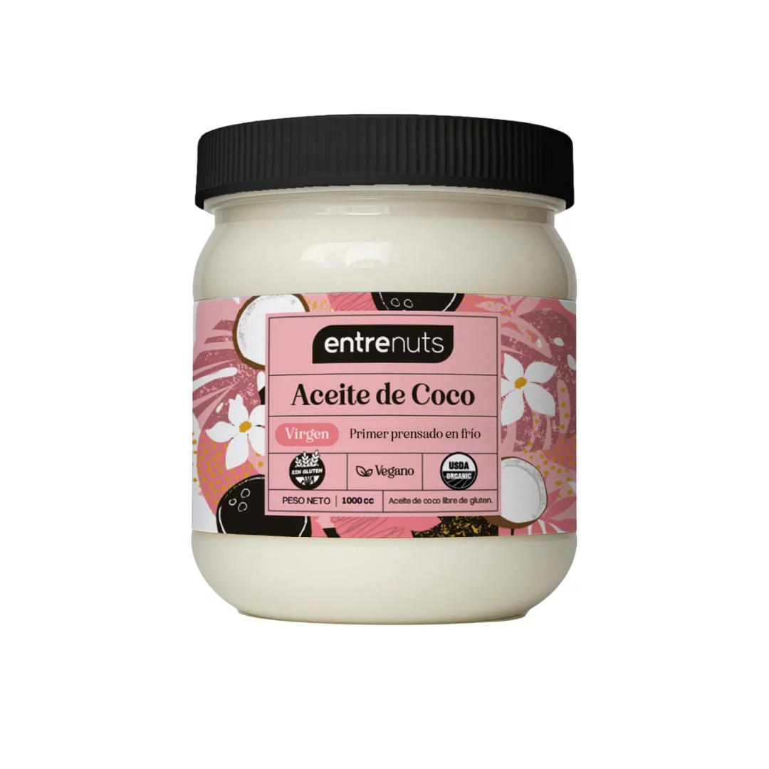 ENTRE NUTS - Aceite de coco 1000cm³ virgen - COCO NUTS