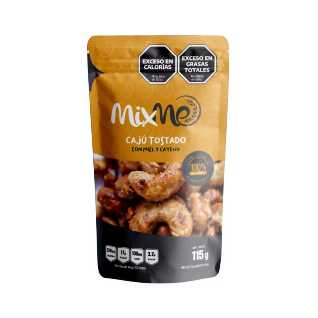 MIXME - Caju tostado con miel y cayena x 115g Doypack