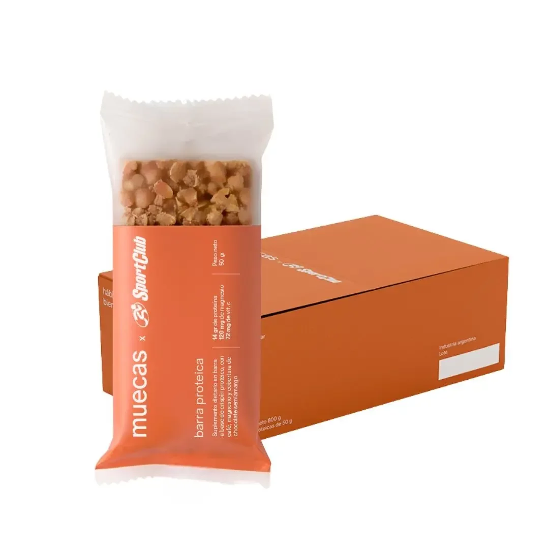 MUECAS - Barra proteica Sport Club x 50g