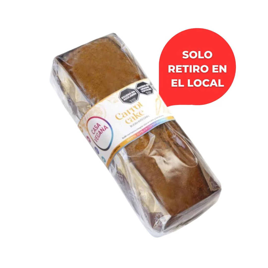 CASA VEGANA - Budin carrot cake x 500g