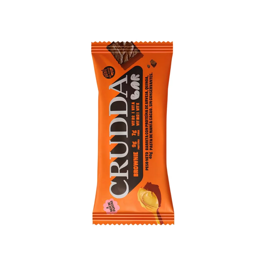 CRUDDA - Barra proteica sabor brownie x 40g