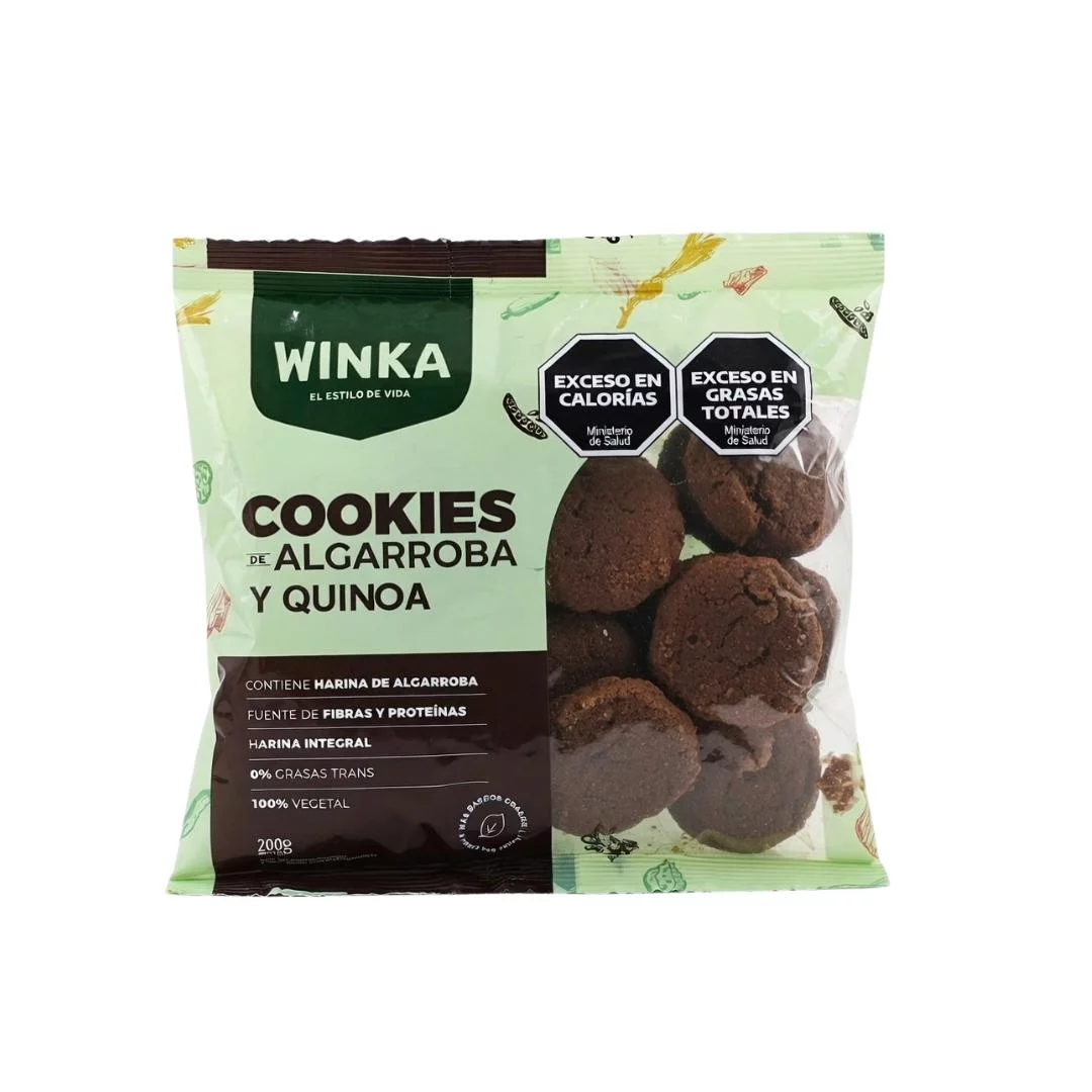 WINKA - Cookies integrales - Algarroba y quinoa x 200g