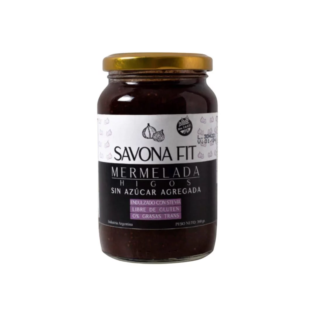 SAVONA FIT - Mermelada de higo con stevia x 400g SIN AZUCAR