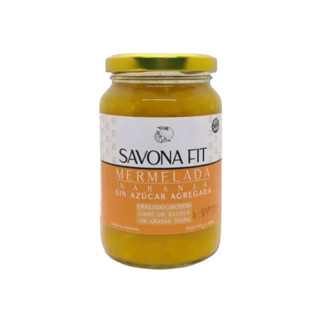 SAVONA FIT - Mermelada de naranja con stevia x 400g SIN AZUCAR