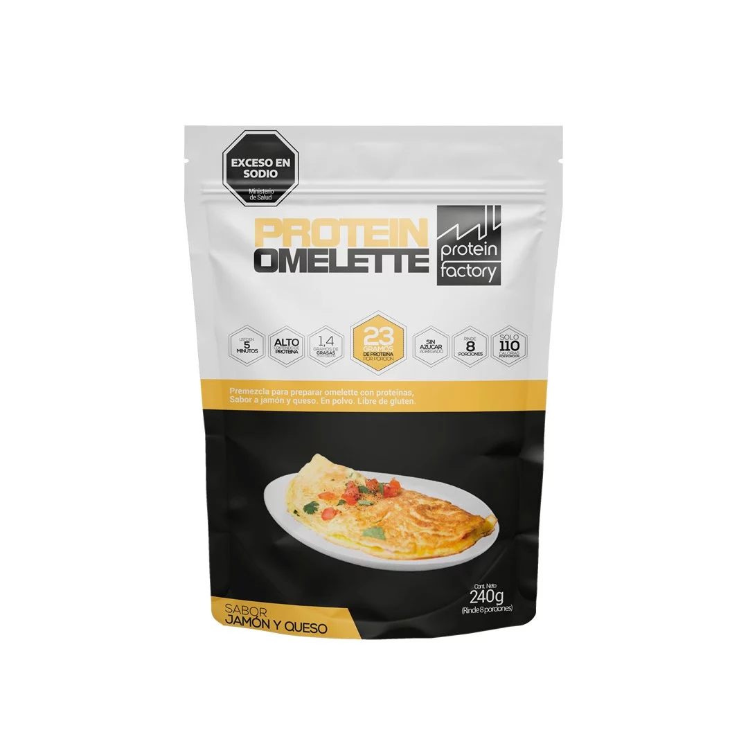 PROTEIN FACTORY - Protein omelette jamon y queso x 240g