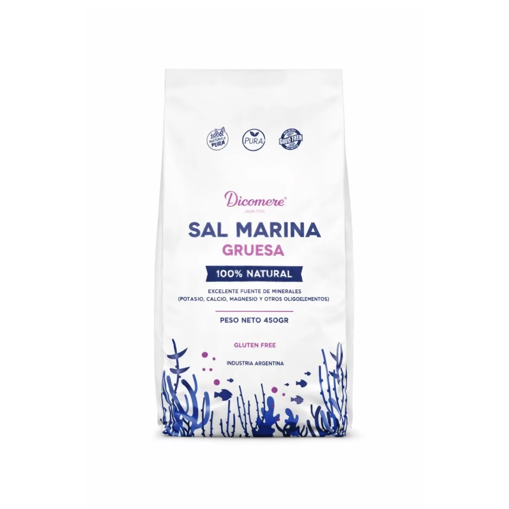 DICOMERE - Sal marina gruesa SIN TACC x 450g