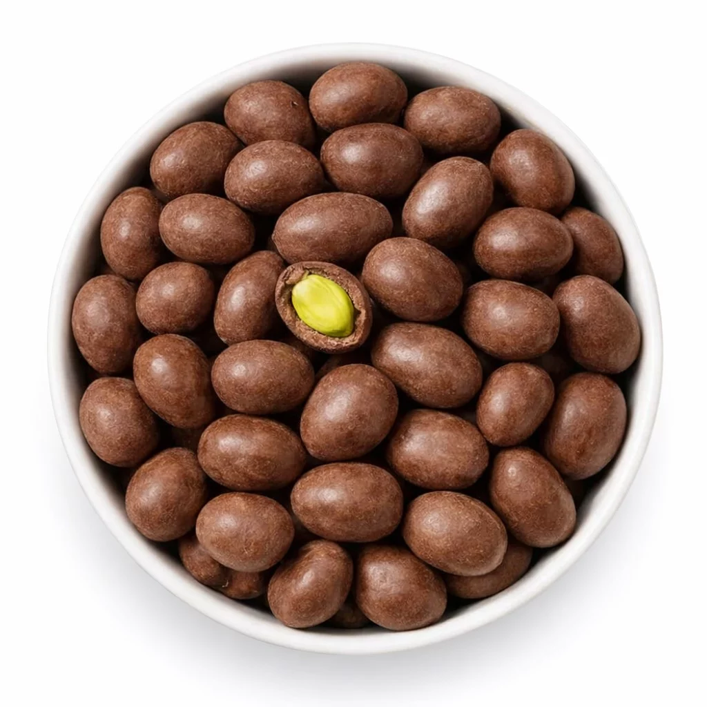MIXME - Pistachos bañados en chocolate semiamargo x 1kg