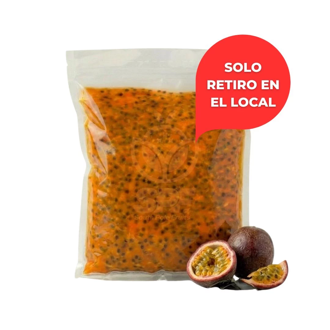 SPF - Pulpa de maracuya con semillas x 1 kg