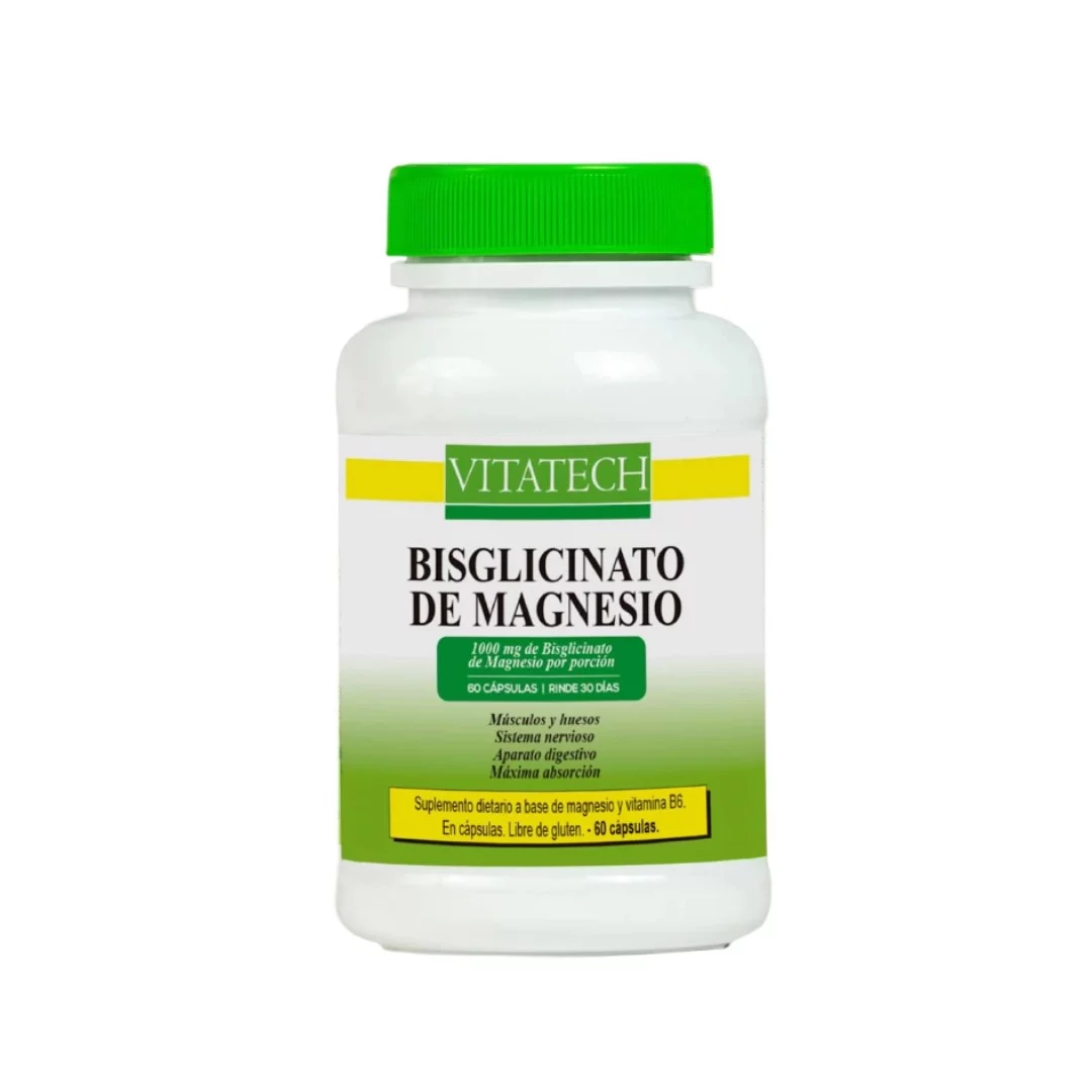 VITATECH - Bisglicinato de magnesio x 60 caps