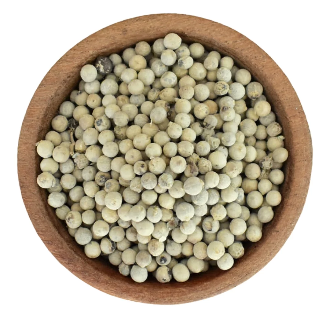 Pimienta blanca en grano