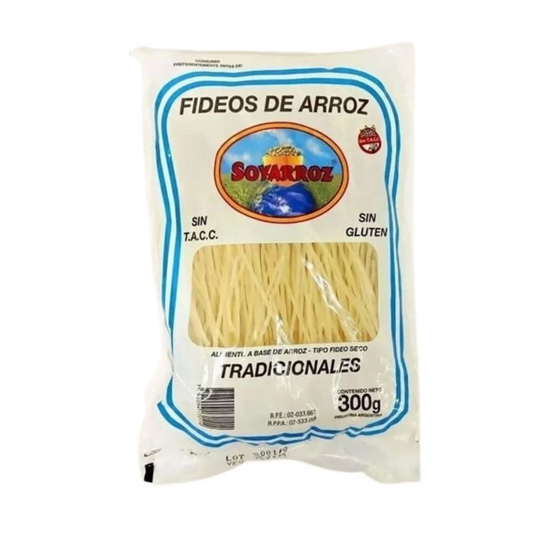 SOYARROZ - Fideos de arroz tradicional x 300g